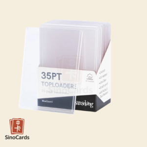 Accessoires TCG – Toploader 35PT Standard x25 – Sanseking – Transparent